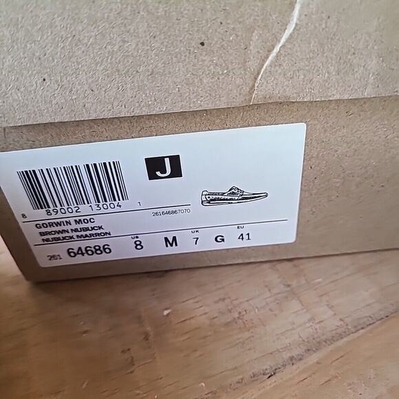 Men's Clarks Collection Gorwin Moccasin Navy Nubuck Size 8M casual sneaker‎ - Picture 7 of 8